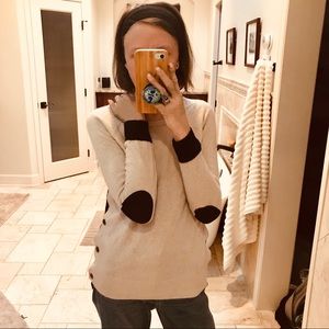 EUC JCrew Factory Colorblock Pull On Sweater